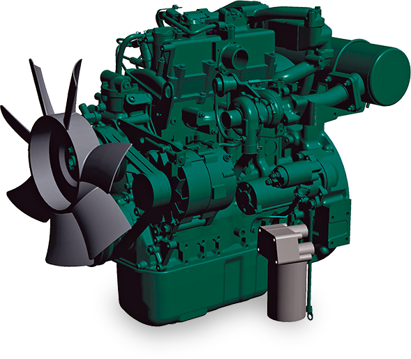 Esquema del motor de las mini grúas MAEDA