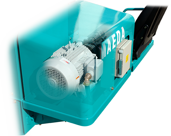 Esquema del motor eléctrico de las mini grúas MAEDA