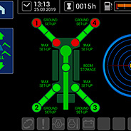 Grúas de batería MAEDA Enlace de la grúa con el OR