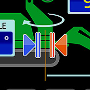 Grúas de batería MAEDA Ajuste del límite de trabajo